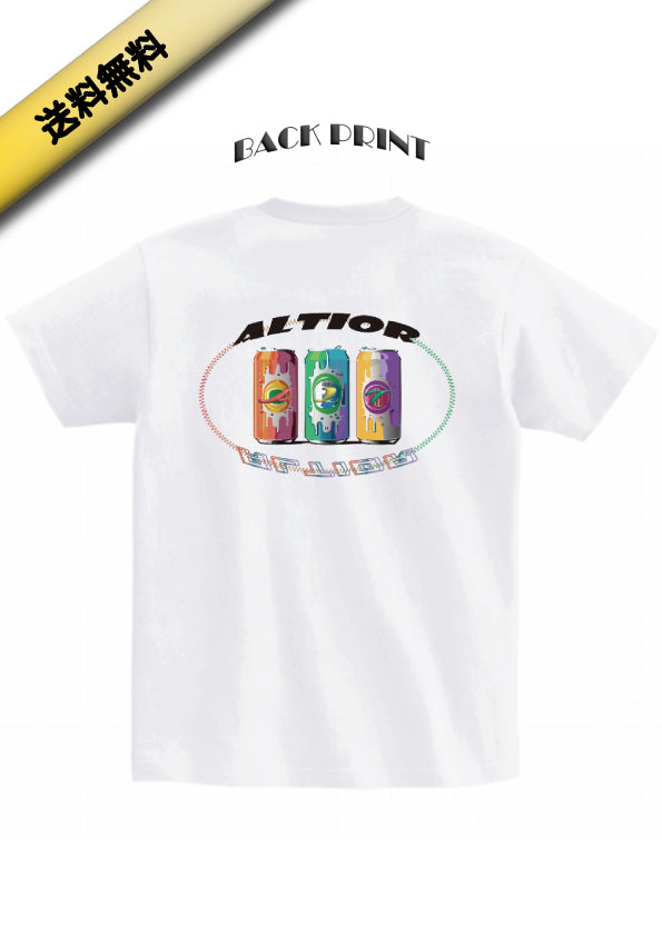 バックプリントTシャツ エナジードリンク